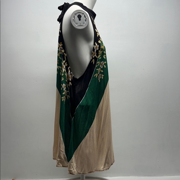 Free People Beat of My Heart Tunic Mini Dress Halter Sleeveless Floral Small - Picture 4 of 13